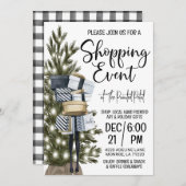 休日ショッピングイベント 招待状 (正面/裏面)