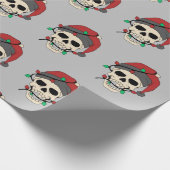 休日スカル紙 ラッピングペーパー (角)