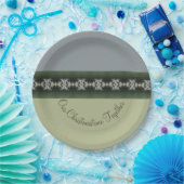 休日スタイリッシュをテーマにした ペーパープレート (パーティー)