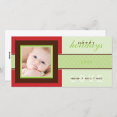 休日スタイリッシュフォトカード:：甘さ3 シーズンカード (正面/裏面)