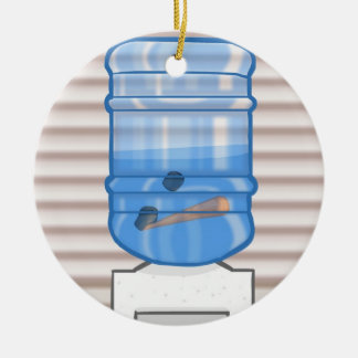 "休日ストレス"の冷水装置のオーナメント セラミックオーナメント