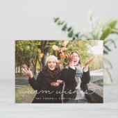 休日タータンチェック |クリスマスフォトカード シーズンカード (スタンド正面)