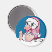 休日ダッキー（アヒルちゃん） マグネット (正面/裏面)