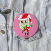 休日チビ（小さくかわいく書いた感じ）バニーガール 缶バッジ (インサイチュ)