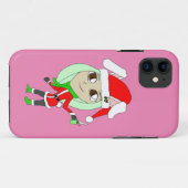 休日チビ(小さくかわいく書いた感じ)バニーガール Case-Mate iPhoneケース (裏面(横))