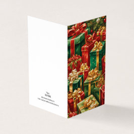 休日テーマ数々のギフトスタック