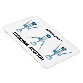 休日トレーニング マグネット (右側)