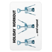 休日トレーニング マグネット (縦)