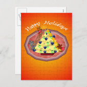 休日ネズミグリーティングカード シーズンポストカード (正面/裏面)