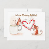 休日ネズミ シーズンポストカード (正面/裏面)