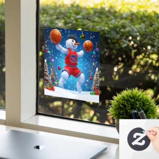 休日バスケ ウィンドウサイン (オフィス)