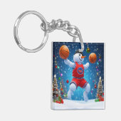 休日バスケ キーホルダー (正面左)