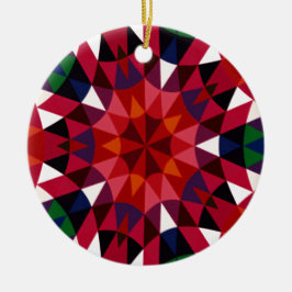 休日パターン セラミックオーナメント