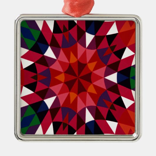 休日パターン メタルオーナメント (正面)