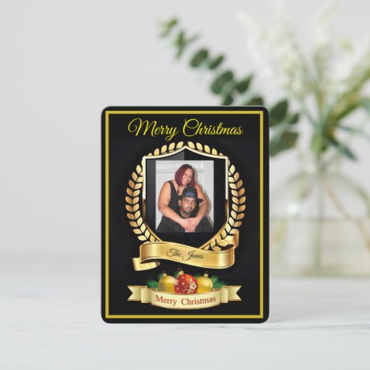 休日パーソナライズされたグリーティングカード シーズンカード (スタンド正面)