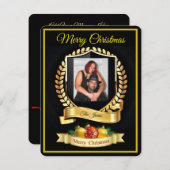 休日パーソナライズされたグリーティングカード シーズンカード (正面/裏面)