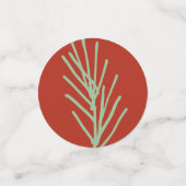 休日パーソナライズされたテーブル紙吹雪 コンフェッティ (スモール正面)