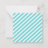 休日パーソナライズされたヴィンテージギフトエンクロージャ ノートカード (裏面)