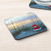 休日ビーチテーマコースターセット6 コースター (左側)