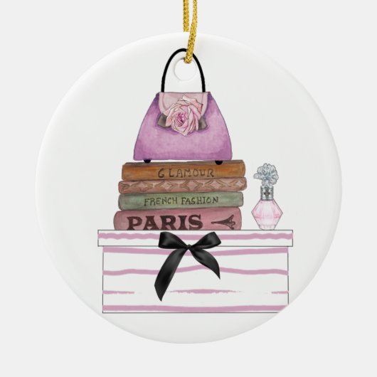 休日ファッショニスタオーナメント セラミックオーナメント (正面)