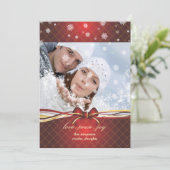 休日フォトカードカスタマイズ、テキスト(戻る) シーズンカード (スタンド正面)