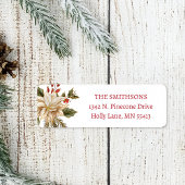 休日フローラのクリスマスアドレス ラベル