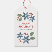 休日フローラギフトラベル ギフトタグ (正面)