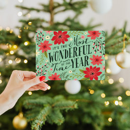 休日フローラグリーティングカード シーズンカード