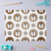 休日プレゼントティッシュペーパー 薄葉紙 (クラフト)