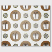 休日プレゼント包装紙 ラッピングペーパー (フラット)