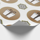 休日プレゼント包装紙 ラッピングペーパー (角)