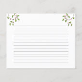 休日ベーキング用具ベーキングレシピカード (裏面)