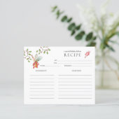 休日ベーキング用具ベーキングレシピカード (スタンド正面)