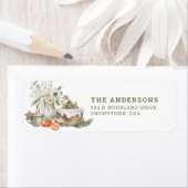 休日ベーキング |クリスマス |差出人住所ラベル ラベル (インサイチュ)