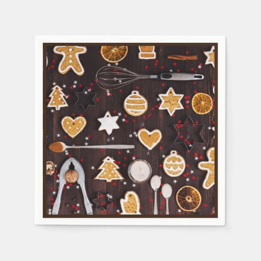 休日ベーキング スタンダードカクテルナプキン (正面)