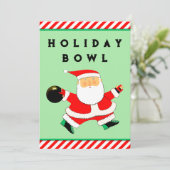 休日ボーリングパーティの招待状 招待状 (スタンド正面)