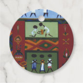 休日メッセージカード フェイバータグ (正面)