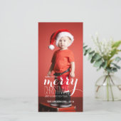 休日メリーの希望 |ホリデーフォトカード シーズンカード (スタンド正面)