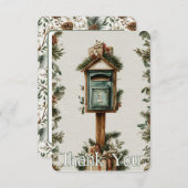 休日メールボックス郵便運送業者サンキューカード サンキューカード (正面/裏面)