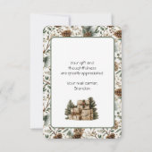 休日メールボックス郵便運送業者サンキューカード サンキューカード (裏面)