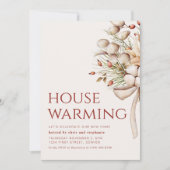 休日モダン引っ越し祝いパーティーパーティー招待状 招待状 (正面)