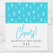 休日モダン応援 ワインラベル (シングルラベル)