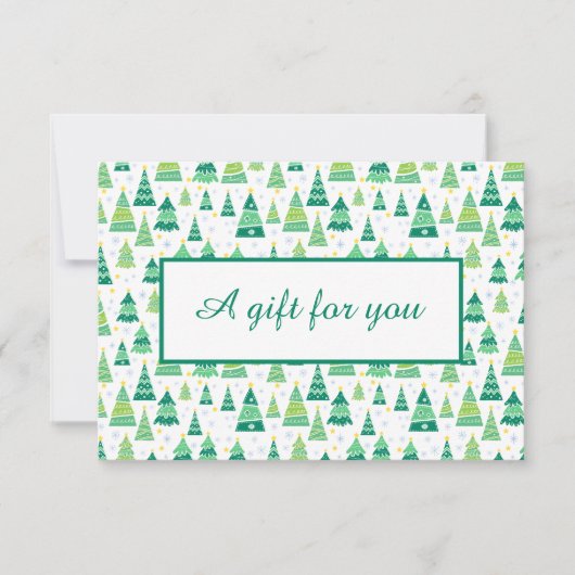 休日モダン景品証 (正面)