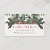 休日リースベビーシャワーブックリクエストエンクロージャC エンクロージャーカード (正面)