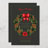 休日リース引っ越しのお知らせ 案内状 (正面/裏面)