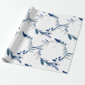 休日リース ラッピングペーパー (アンロールド)