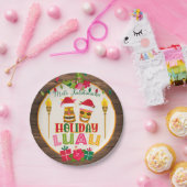 休日ルアウ（ハワイ式宴会）パーティー紙プレート- W ペーパープレート (パーティー)