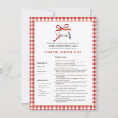 休日レシピスウェーデンナッツのクリスマスカード シーズンカード (正面)