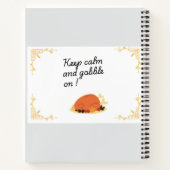 休日レシピスパイラルノートブック ノートブック (裏面)