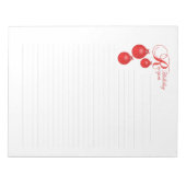 休日レシピバインダーアクセサリページ ノートパッド (正面)